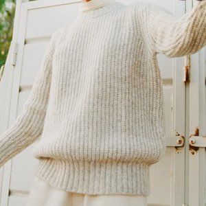 OZMA naya sweater in fog large